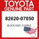 Toyota Genuine 82620-07050 Block Assy Fusible OEM 8262007050