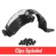 Front Left Driver Side Fender Liner w/ Clips For 2018-2021 Mazda 6 MA1248151