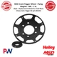 MSD 7 in. Crank Trigger Wheel W/ Centering Ring Black For Small Block Chevrolet