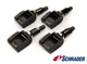 TPMS EZ Sensor (x4)33700 BLK for Mazda 5 2006-2015 BBM2-37-140B