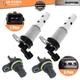 4Pcs Camshaft Position Sensor & Variable Valve Timing Solenoid For BMW 328i
