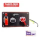 Longacre 52-44871, One Black Ignition Panel Black W/Batt Disconnect Performance