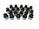 Land Rover Range Rover 06-15 Black Capped Wheel Nuts RRD500290B Set of 20 New