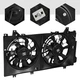 Cooling Fan Dual Radiator Cooling Fan for Mazda 3 2014-2018 L4 2.5L L4 2.0L