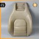 10-17 Mercedes W204 C250 E350 Front Left Seat Cushion Upper w/ Bladder Bolster