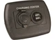 JR Products 15095 12V/USB Charging Center, Black