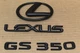 2006 - 2011 LEXUS GS350 TRUNK EMBLEM LOGO OEM