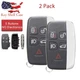 2 For Jaguar XJ XE XF F-Type F-Pace Key Fob Remote Cover SHELL CASE KOBJTF10A