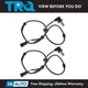 ABS Brake Wheel Speed Sensors Rear Driver & Passenger Pair Set for 96-02 Audi A4