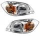 For 05-10 Chevy Cobalt G5 Headlight Headlamp Front Head Light with Bulb PAIR SET