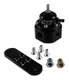 AEM AEM25-302BK Fuel Pressure Regulator Inline 6AN In 6AN Out 1/8"NPT Black Gas