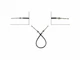 For 1986-1991 Oldsmobile Toronado Parking Brake Cable Rear Right Dorman 42451HJ