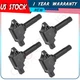 4 Ignition Coil Pack For 2015-2016 Scion FR-S 2015-2020 Subaru BRZ 2.0L H4