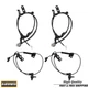 For Toyota Corolla 09-13 1.8L 2.4L ABS Wheel Speed Sensor Set Front&Rear LH+RH