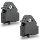 Pair HVAC Heater Air Blend Door Actuator For Chevy Silverado GMC Sierra 604-106