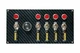 MOROSO #74139 Fiber Design Switch Panel - Black/Black