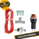 Longacre 52-40000 Gagelites Warning Light Kit - 20 Psi Oil Pressure 1/8" NPT