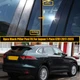 8X For Jaguar F-Pace X761 2017-2023 Glossy Black Pillar Posts DOOR Window Cover