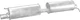 Middle Pot Main Silencer Exhaust For Ford Transit FA FB 2.0 DI TDCi 00-06