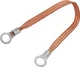 Allstar ALL763309 9 in. Copper Ground Strap with 3/8 in. Ring Terminals