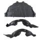 New Front Fender Liner & Undercover Splash Guard Set For 14-17 Mazda 6