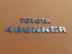 03 04 05 06 07 08 09 TOYOTA 4RUNNER REAR CHROME EMBLEM LOGO BADGE SIGN A48034